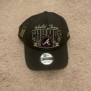 Black Atlanta Braves World Series 2021 Hat